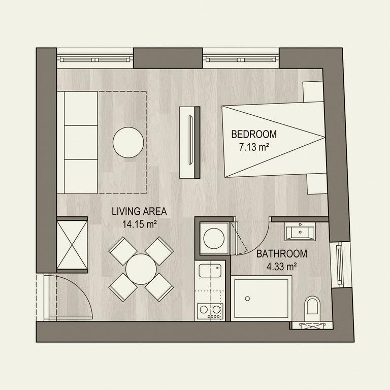 Apartment 4 You In Split Room photo